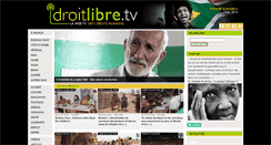 Desktop Screenshot of droitlibre.net
